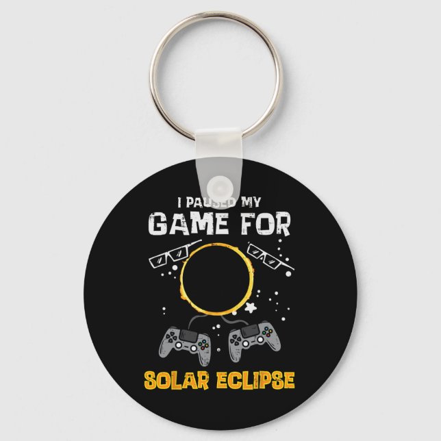 My Game Solar Eclipse 2024 Gamer Manar Boys K Nyckelring (Framsida)