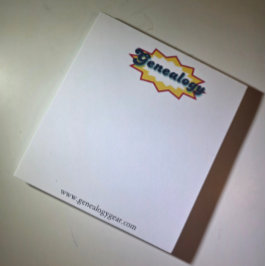 My Genealogy Notepad Anteckningsblock