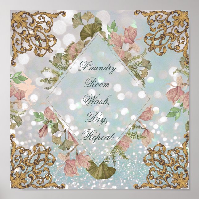 My Glam Tvätt Room Poster (Framsidan)