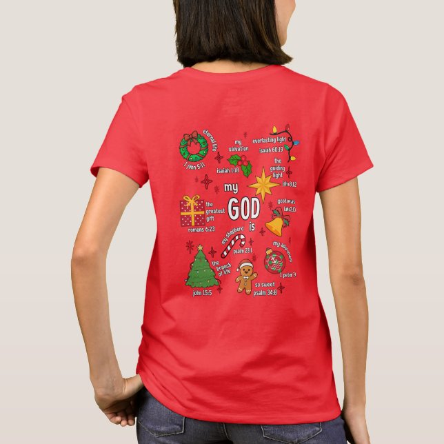 My God Is T-Shirt  (Baksida)