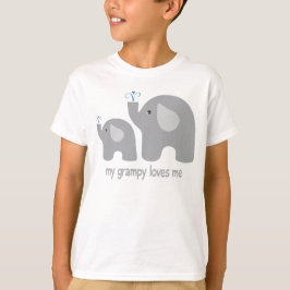 My Grampy Kärlek Me - Cute Elephant Shirt för barn T Shirt