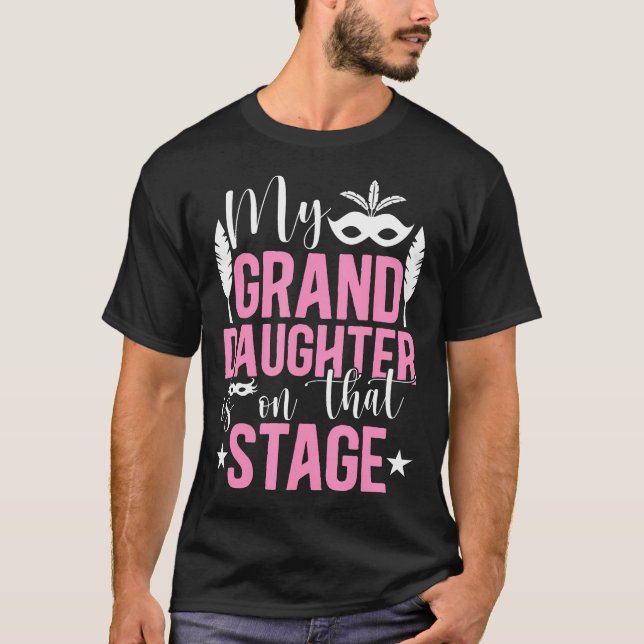 My Granddaughter Theatre Grandma Theatre Actress G T Shirt (Framsida)