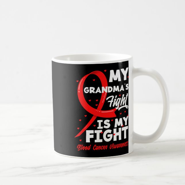 My Grandma's Fight Is My Fight Blood Cancer Awaren Kaffemugg (Höger)