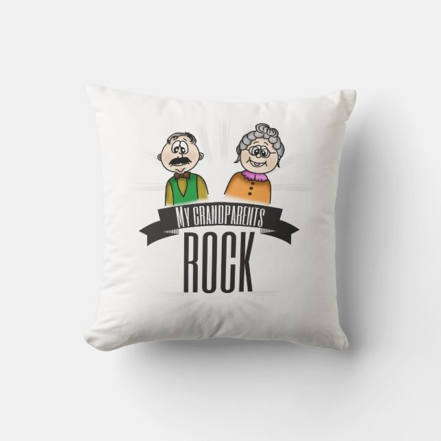 My Grandparents Rock Kudde (Framsida)