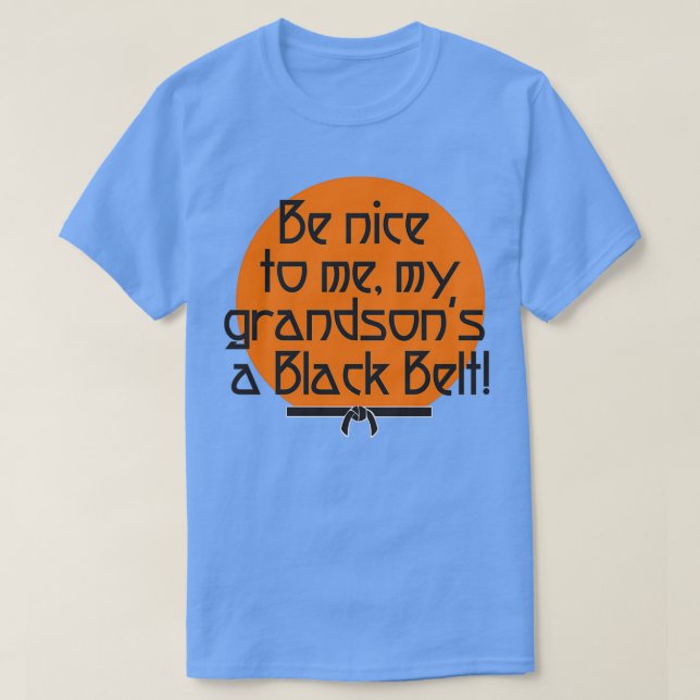 My grandson is a Black Belt T Shirt (Design framsida)
