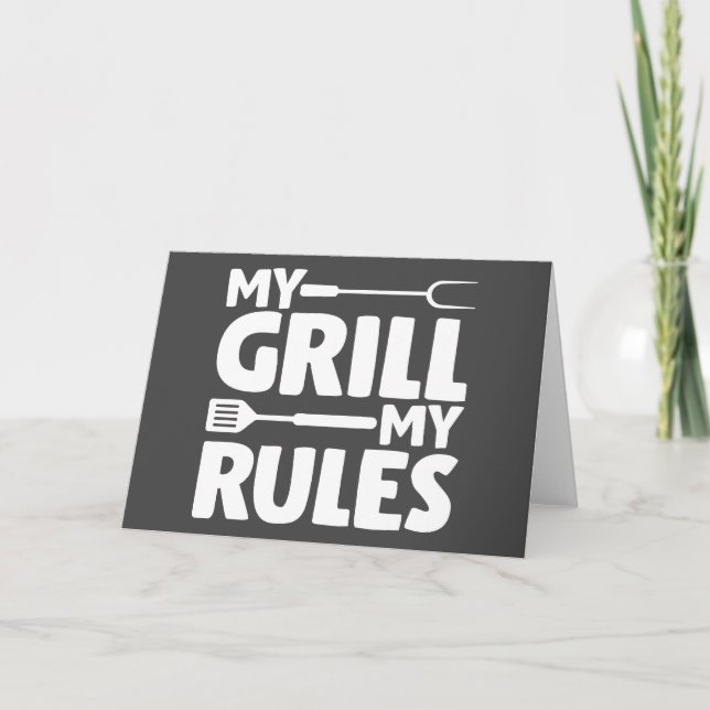 My Grill My Regler Kort (Framsida)