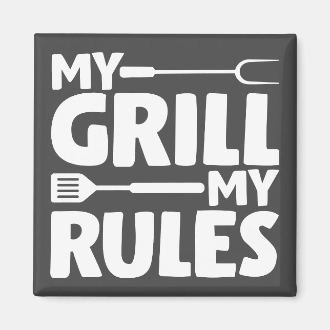My Grill My Regler Magnet (Framsidan)