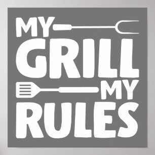 My Grill My Regler Poster
