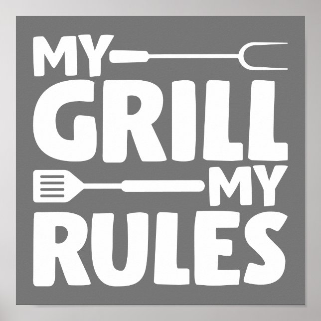 My Grill My Regler Poster (Framsidan)