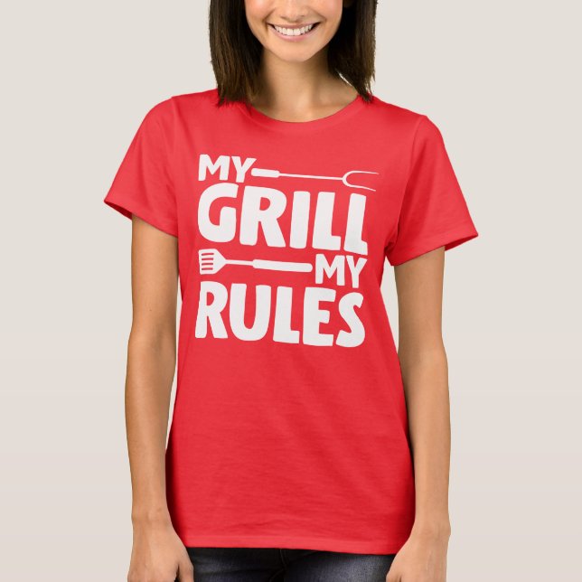 My Grill My Regler T Shirt (Framsida)
