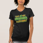 My Halloween Costume Dam Basic T-Shirt<br><div class="desc">Vill du fira Halloween, men hat att klä sig i en dräkt? Då är den här konstiga Halloween-t-shirt till dig! I tecknad- och skräckfilmen typsnitt står det lite grann: "Det här är min Halloween-kostym" i orange och grönt. Vintagen ser illa ut. Perfekt till bära på kontoret, Halloween fest eller ut...</div>