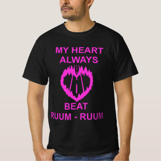 MY HEART ALWAYS BEAT RUUM-RUUM PINK 2026 T SHIRT