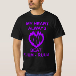 MY HEART ALWAYS BEAT RUUM-RUUM VIOLET 2026 T SHIRT