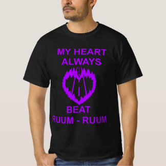 MY HEART ALWAYS BEAT RUUM-RUUM VIOLET 2026 T SHIRT