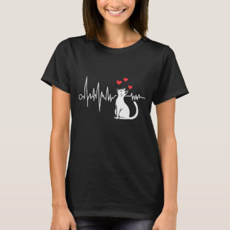 My Heart Beats for Cats T Shirt