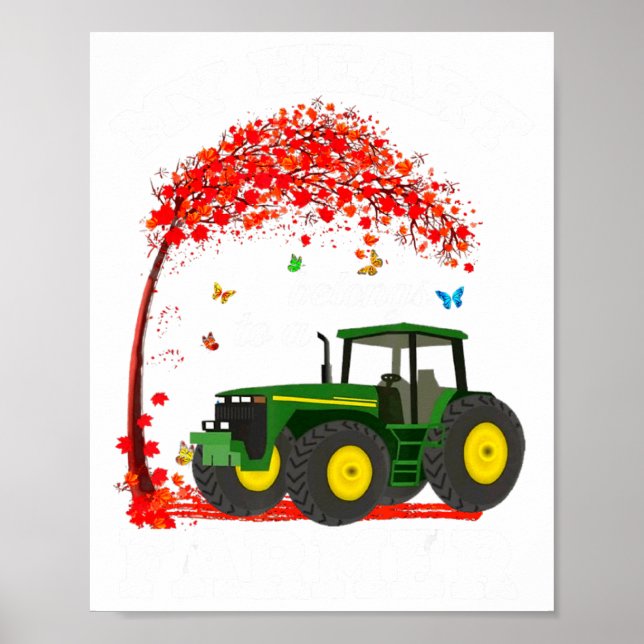 My Heart Belongs To A Farmer Valentine For Farmer  Poster (Framsidan)