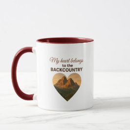 My Heart Belongs to the Backcountry Premium Mugg
