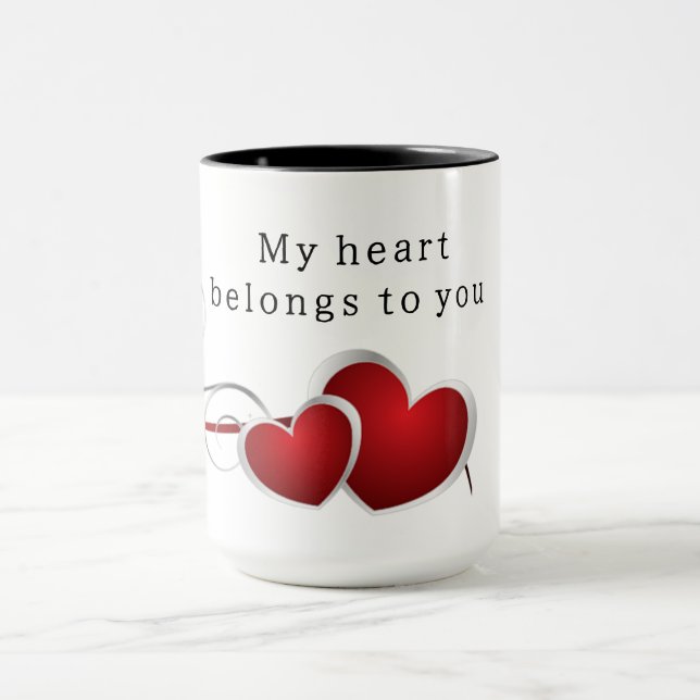 My heart belongs to you mugg (Center)