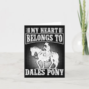 My Heart Dales Pony Horse Rider Kort