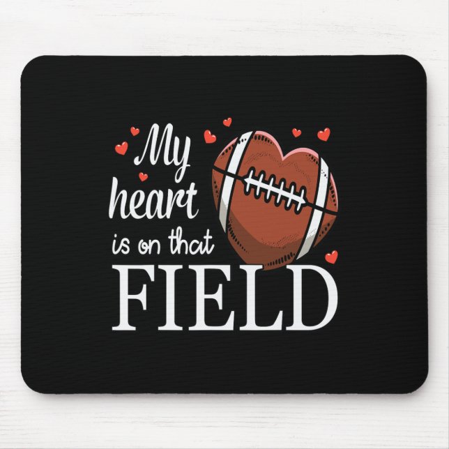 My Heart Is On The Field Football Design  Musmatta (Framsidan)