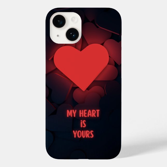 My Heart Is Yours Iphon 14 Case (Baksida)