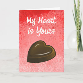 My Heart is Yours Valentine Kort