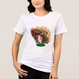 My Heart Still Young – Artistic Tree Hair Girl T Shirt