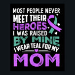 My Heroes I Wear Purple For My Mom Heimer Awarenes Poster<br><div class="desc">My Heroes I Wear Purple For My Mom Heimer Awareness</div>
