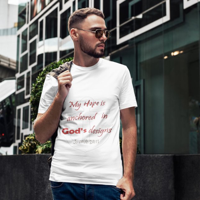 My Hope is Anchored in God's Design T-Shirt (Skapare uppladdad)