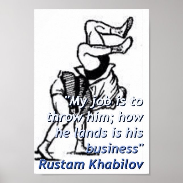 My job is to throw him Poster (Framsidan)