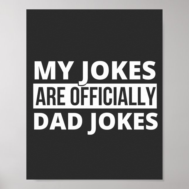 my jokes are dad jokes poster (Framsidan)