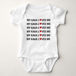 MY KAKA KÄRLEK ME - RED HEART Baby Bodykostym T Shirt