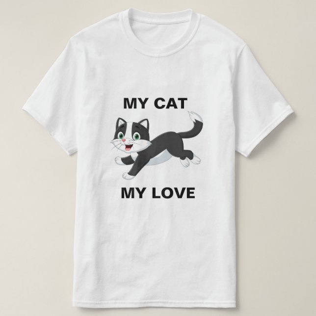 MY KÄRLEK CAT T SHIRT (Design framsida)