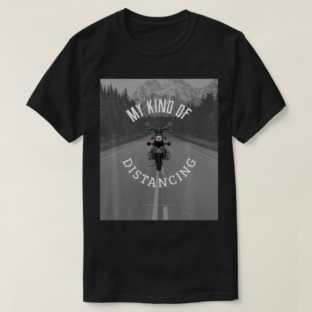My Kind Of Distancing Premium  T Shirt (Design framsida)