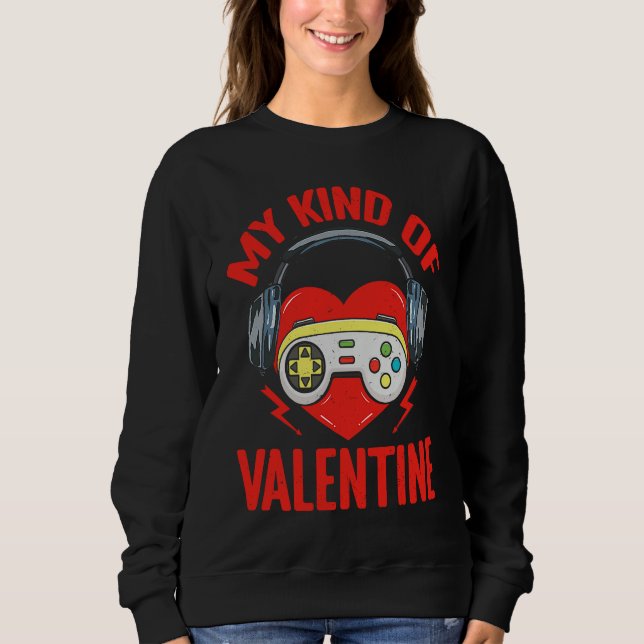 My Kind Valentine Gamer Valentines Day Gaming Men  T Shirt (Framsida)