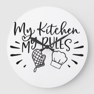 My Kitchen My Regler Stor Klocka