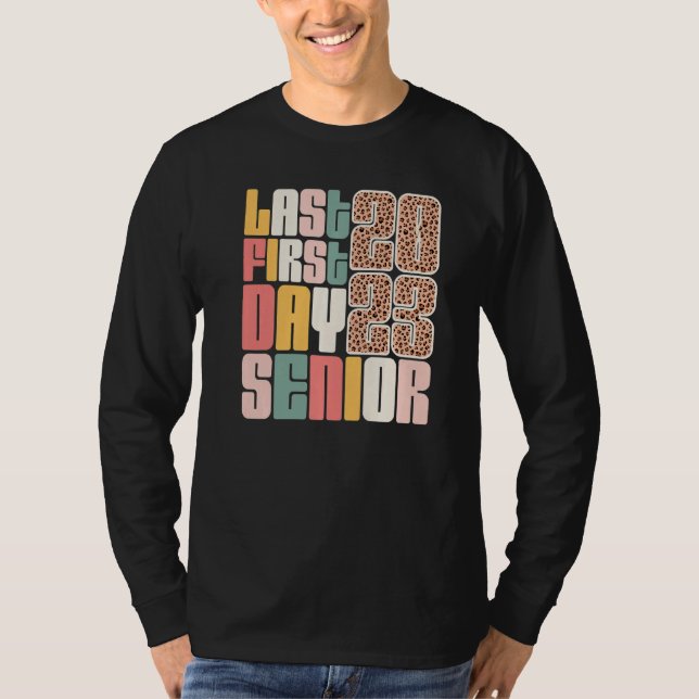 My Last First Day Senior 2023 Graduation Leopard P T Shirt (Framsida)