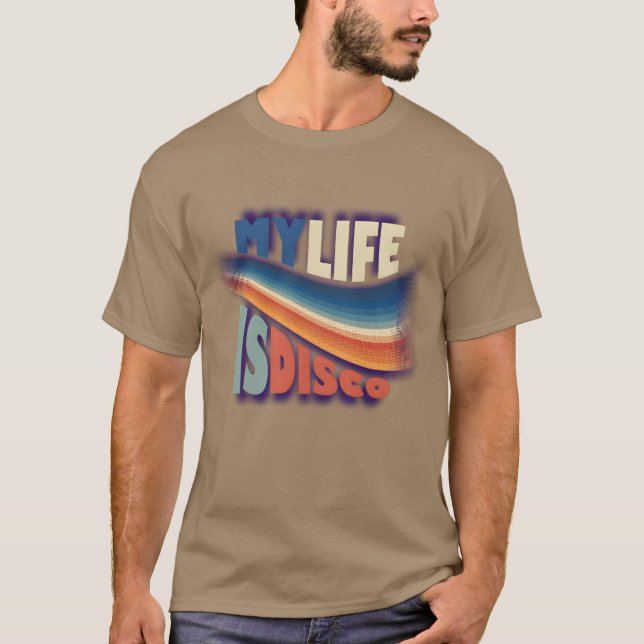 My Life Is Disco girl T Shirt (Framsida)