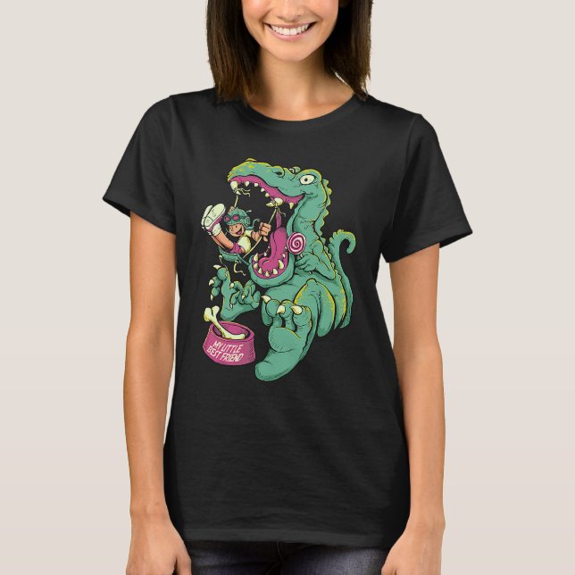 My Little Best Friends Dinosaur T Shirt (Framsida)