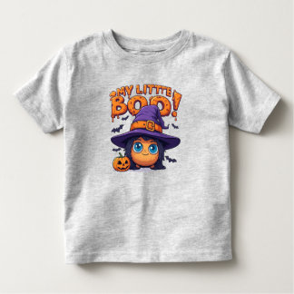 My Little Boo Cute Halloween Ghost in Witch Hat T Shirt