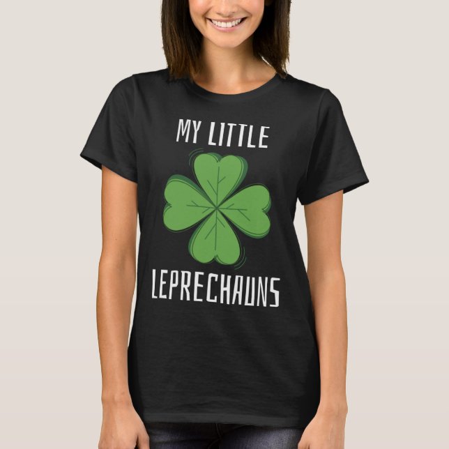 My Little Leprechauns Lucky Teacher St Patrick's D T Shirt (Framsida)