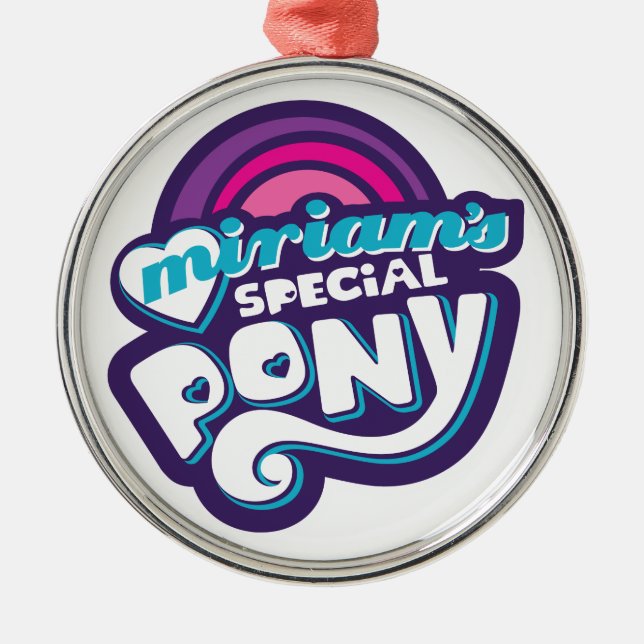 My Little Prepotente Julgransprydnad Metall (Framsidan)