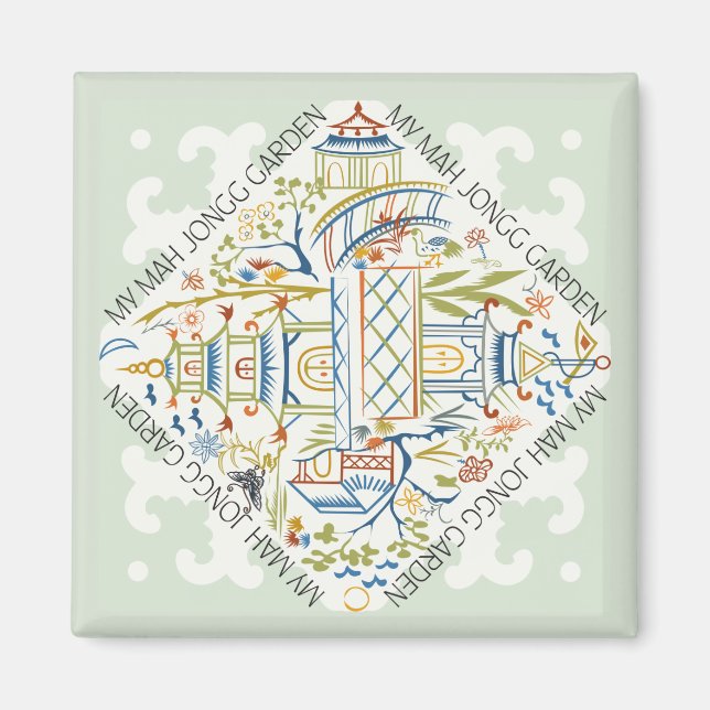 My Mah Jongg Garden Magnet (Framsidan)