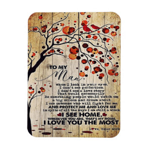 My Make Gift Brev för honom Magnet