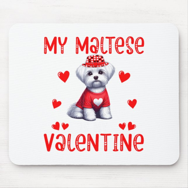 My Maltese Is My Valentine Hearts Costume Single O Musmatta (Framsidan)
