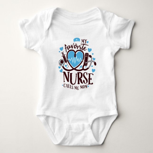 MY MAMMA ÄR NURSE T SHIRT (Framsida)