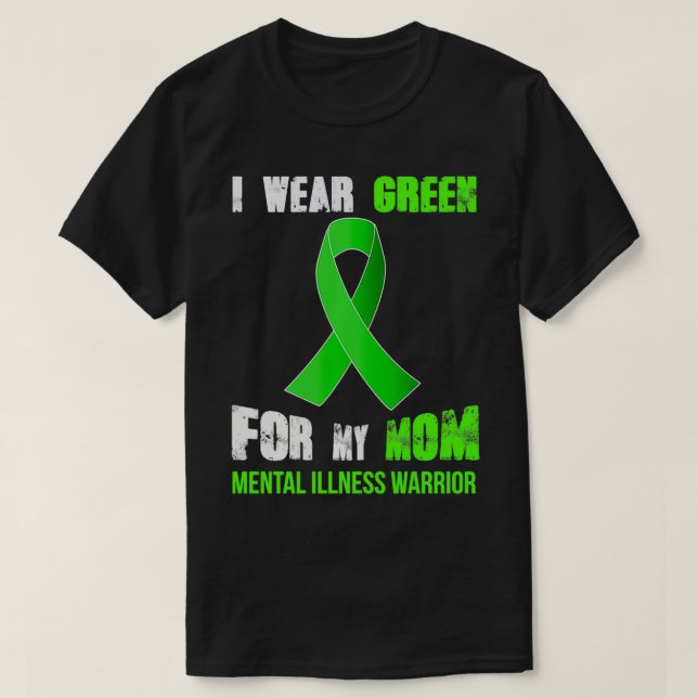 MY MAMMA MY MENTAL SJUKDOM WARRIOR T SHIRT (Design framsida)