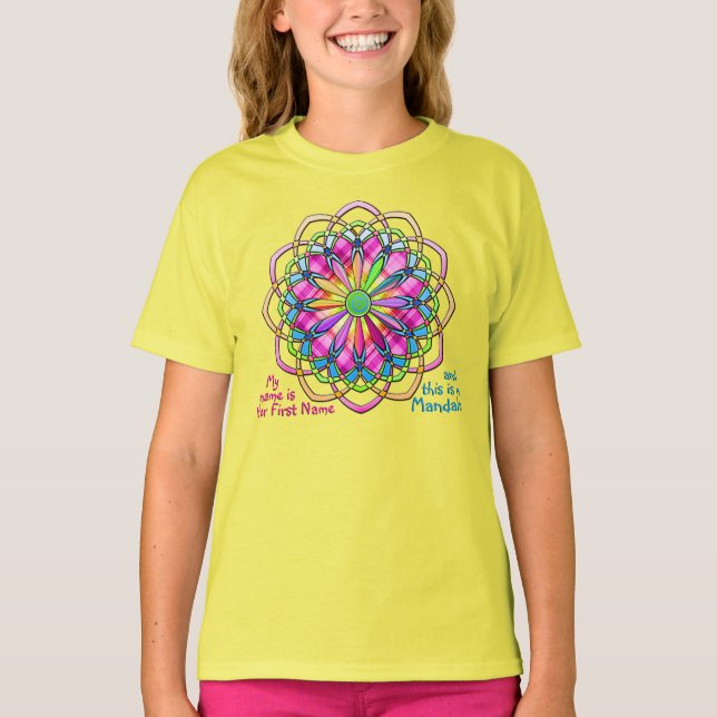 My Mandala (Personlig) T Shirt (Framsida)