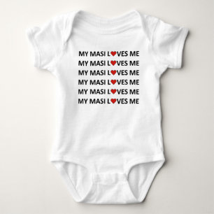 MY MASI KÄRLEK ME RED HEART T SHIRT