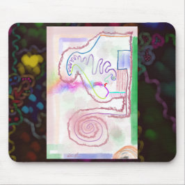 My Mind - Blown Impressionist Art Mousepad Musmatta